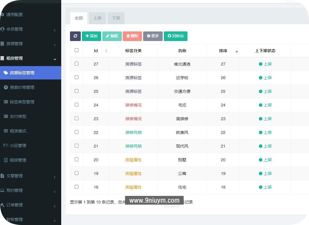 开发商楼盘系统源码 房产系统v2.1.1 房屋中介系统源码 - 九牛源码网